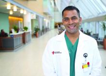 Dr. Rab Razzak, hospitalist and clinical director of palliative medicine, University Hospitals Cleveland Medical Center