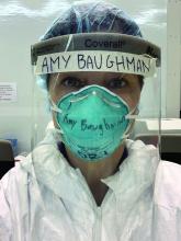 Dr. Amy Baughman in PPE