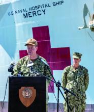 commanding officer of the Military Treatment Facility USNS Mercy