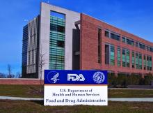 The FDA building in White Oak, in Silver Spring, MD, is shown.