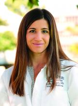 Dr. Sarah Horman, a hospitalist and assistant professor of medicine at UC San Diego Health