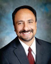 Steve Narang, MD, MHCM, a hospitalist and CEO of Banner–University Medical Center Phoenix (B-UMCP)