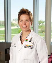 Dr. Katie Imborek, cofounder of the University of Iowa LGBTQ Clinic