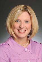 Dr. Jennifer O'Toole, a med-peds hospitalist at Cincinnati Children's Hospital Medicine Center and University of Cincinnati Medical Center.