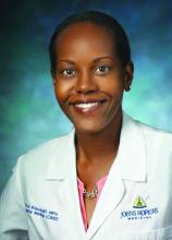 Dr. Flora Kisuule, hospitalist and Director of the Division of Hospital Medicine at Johns Hopkins Bayview Medical Center in Baltimore