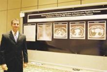 Gregory Pendell from Mayo Clinic, Jacksonville, FL won the Southern Regional Abstract Competition with his clinical vignette Massive Barotrauma Following Application of Noninvasive Positive Pressure Ventilation (NPPV) in a Patient With Diffuse Interstitial Lung Disease (DLD).