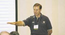 Martin Buser speaks at the Practice Management Pre-Course at the Southern Regional Meeting.