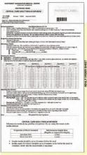 The "Critical Care Adult Insulin Infusion" form used by staff at Southwest Washington Medical Center in Vancouver, Wash.