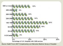 Figure 2: CAM Services by Hospital Size