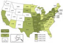 Figure 1: State-by-State Breakdown of 30-Day Rehospitalizations of Medicare Beneficiaries