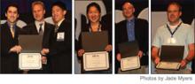 From Left: Aaron Farberg, BS and Andrew Lin, BS; Jennie Wei, MD; Will Southern, MD; Harry Hoar, MD.
